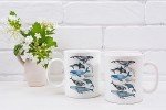Whale and Shark Mug for Coffee Lovers