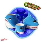 Hand-Painted Shark Mug for Kids and Adults
