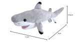 Black Tipped Shark Plush Toy - 11 Inches