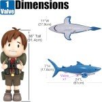24" Inflatable Shark for Parties and Pools