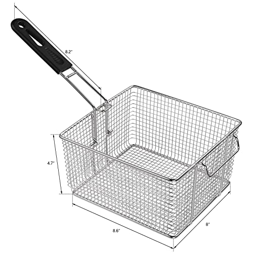 ROVSUN 11.4QT Electric Deep Fryer with Timer