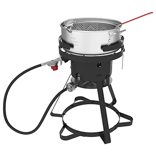 Nexgrill Fish and Wings Propane Fryer Kit with Thermometer