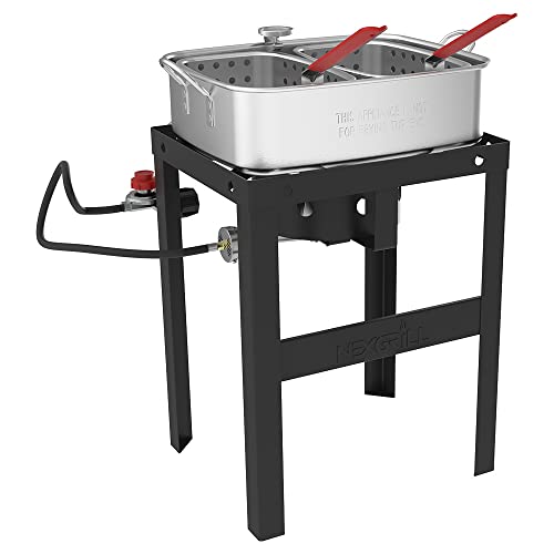 Outdoor Propane Fish Fryer with Double Basket