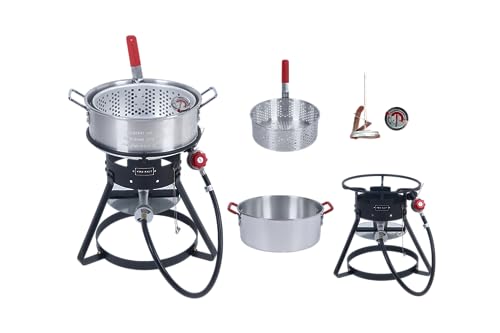 10 Qt Fish Fryer Kit with Aluminum Pots & Basket