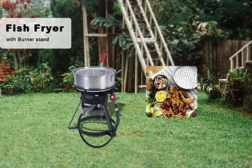10 Qt Fish Fryer Kit with Aluminum Pots & Basket
