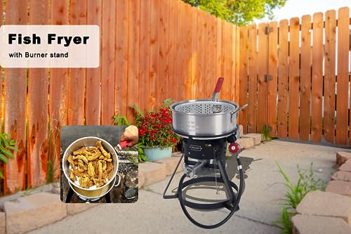 10 Qt Fish Fryer Kit with Aluminum Pots & Basket