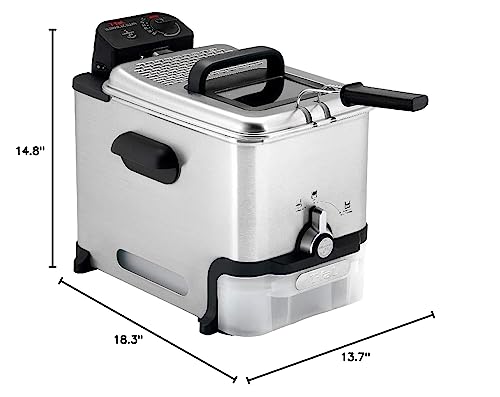 T-Fal Stainless Steel Deep Fryer 3.5L - 1700W