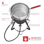 Nexgrill Fish and Wings Propane Fryer Kit with Thermometer