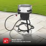 Nexgrill Fish and Wings Propane Fryer Kit with Thermometer