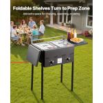 Outdoor Propane Deep Fryer with Double Burners