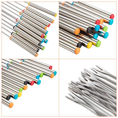 24 Pack of 9.5 Inch Stainless Steel Fondue Forks