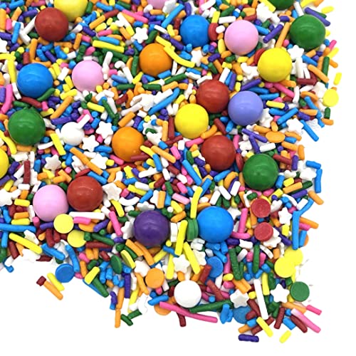 Assorted Rainbow Sprinkles for Cake Decorating and More