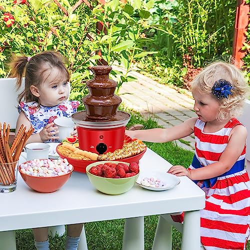 Electric 3-Tier Melting Machine, 20-OZ Chocolate Fountain