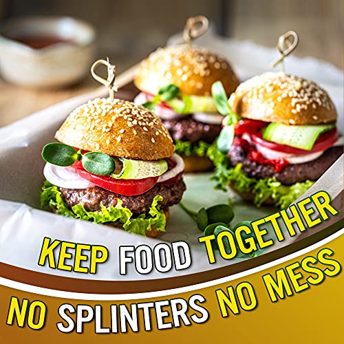 Handmade bamboo cocktail picks, ideal for events