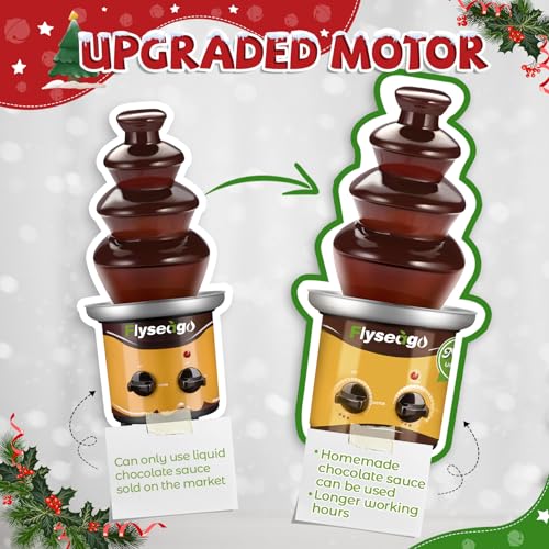 4 Tiers Chocolate Fountain Machine | Professional & Easy-Cleaning