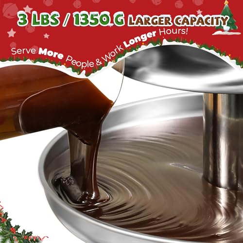 4 Tiers Chocolate Fountain Machine | Professional & Easy-Cleaning