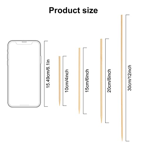 Natural Bamboo Skewers for BBQ, Appetizers & More!