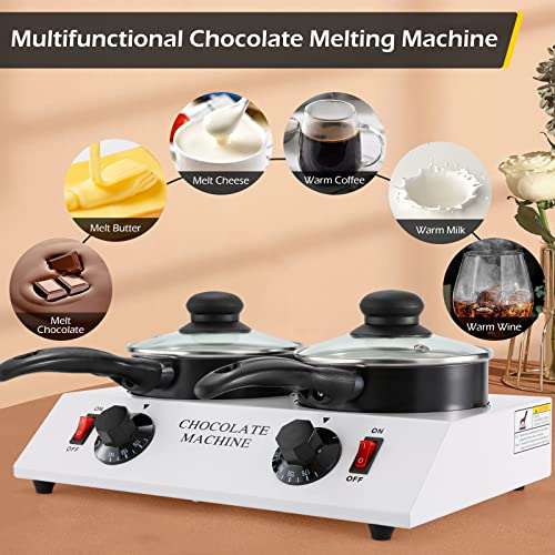Dyna-Living Electric Chocolate Melting Pot - Double Heads