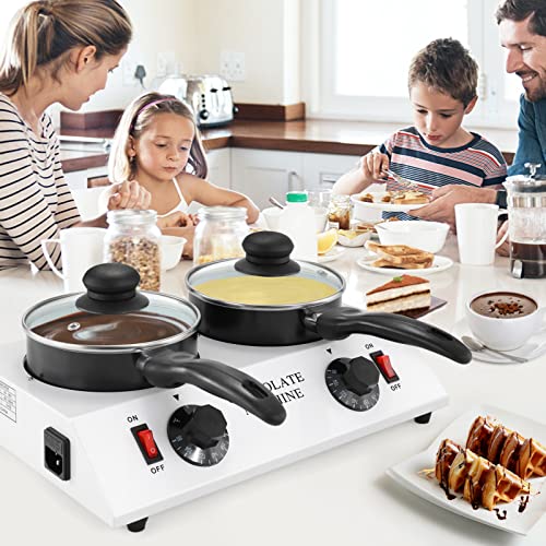 Dyna-Living Electric Chocolate Melting Pot - Double Heads