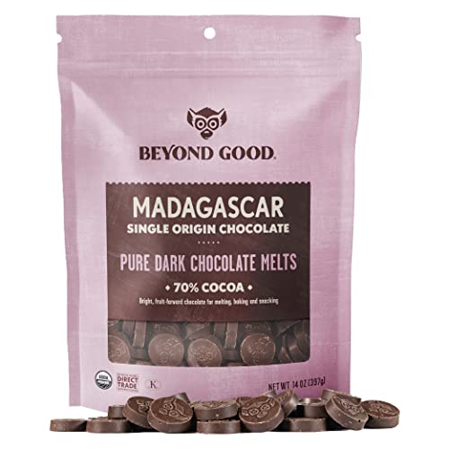 70% Pure Dark Chocolate Melts - Single Origin Madagascar