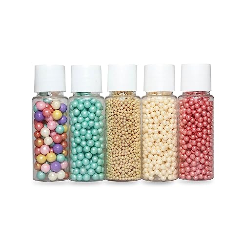 Assorted Rainbow Sprinkles for Cake Decoration - 3.5 Oz