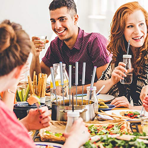 Color-Coded Stainless Steel Fondue Forks – 6PCS