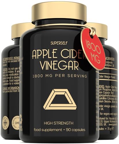 High Strength Apple Cider Vinegar Tablets - 90 Capsules