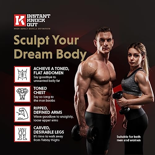 Instant Knockout Cut - 120 Weight Management Diet Pills - Men and Women -100% Natural Ingredients with Glucomannan, Green Tea Extract, Cayenne Pepper Seeds and More - UK Made Premium Supplement