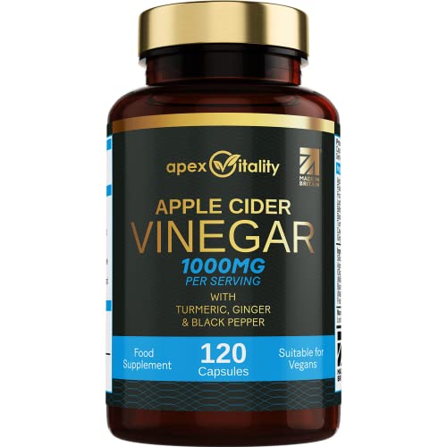 High Strength Apple Cider Vinegar Capsules with Turmeric