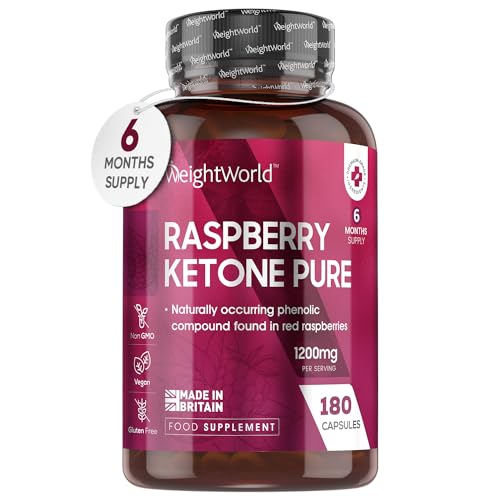 180 High Strength Raspberry Ketone Capsules - 6 Months Supply