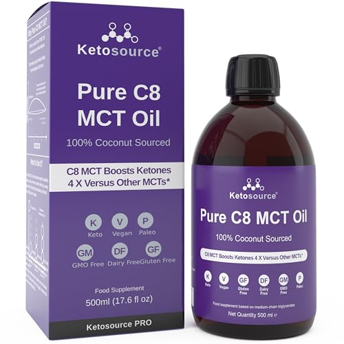 C8 MCT Oil: 4X Ketone Boost | Highest Purity