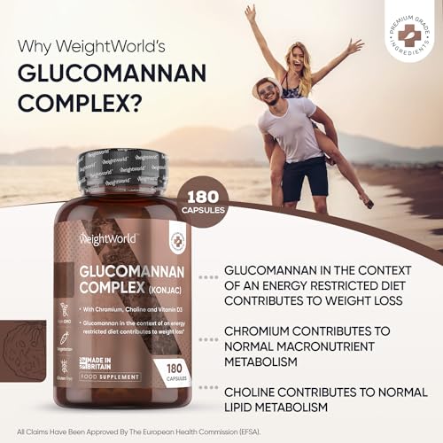 Glucomannan Capsules with Chromium - Effective Weight Loss