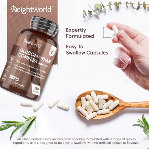 Glucomannan Capsules with Chromium - Effective Weight Loss