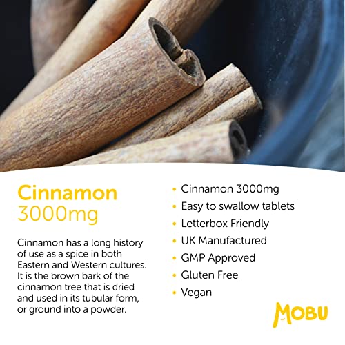 3000mg Ceylon Cinnamon Tablets - Blood Sugar Control
