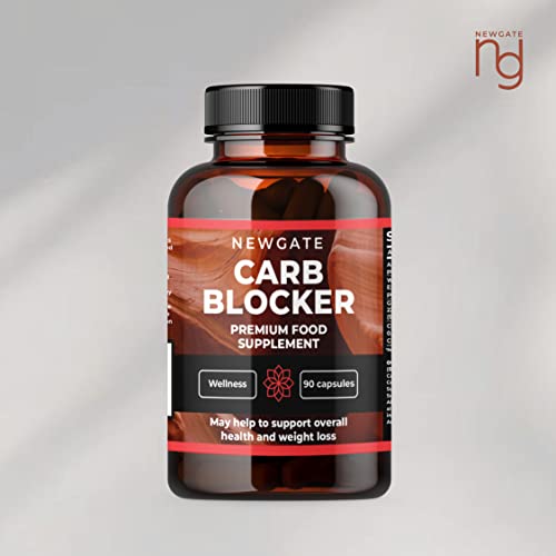 Carb Blocker 90 Capsules - High Strength Nutritional Supplement - Appetite Suppressant - Made in The UK - Halal
