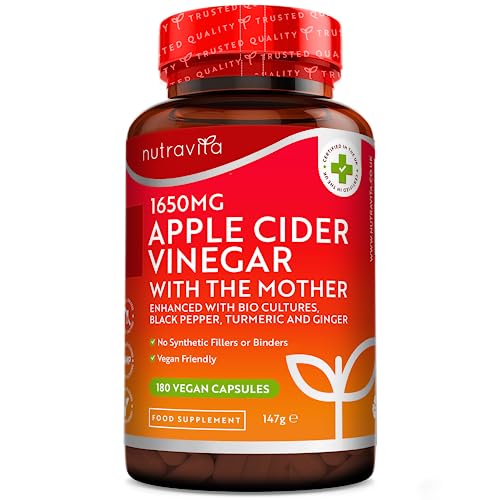 Apple Cider Vinegar Capsules - High Strength 1650MG