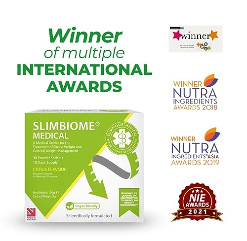 Slimbiome - Digestive Health, Weight Loss, Vegan, 30 Sachets
