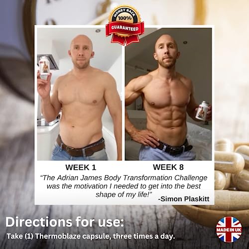 Thermoblaze Fat Burners - Premium Weight Loss Pills, 90 Capsules