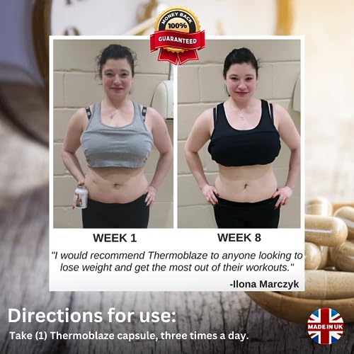 Thermoblaze Fat Burners - Premium Weight Loss Pills, 90 Capsules