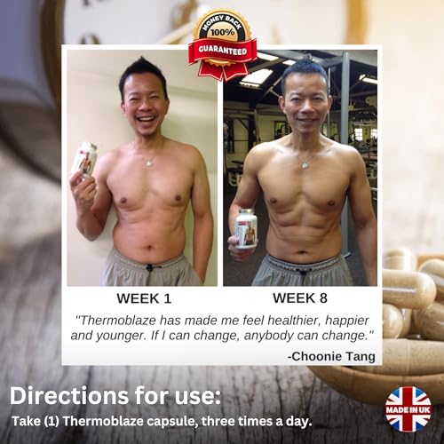 Thermoblaze Fat Burners - Premium Weight Loss Pills, 90 Capsules