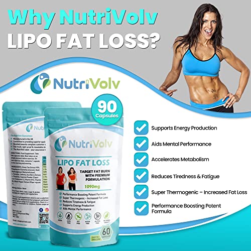 NutriVolv Lipo Fat Loss Capsules | Maximum Strength