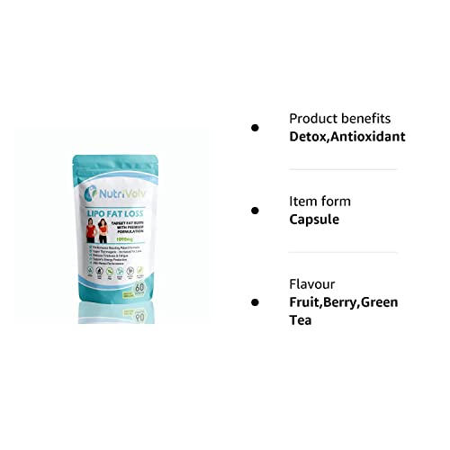NutriVolv Lipo Fat Loss Capsules | Maximum Strength