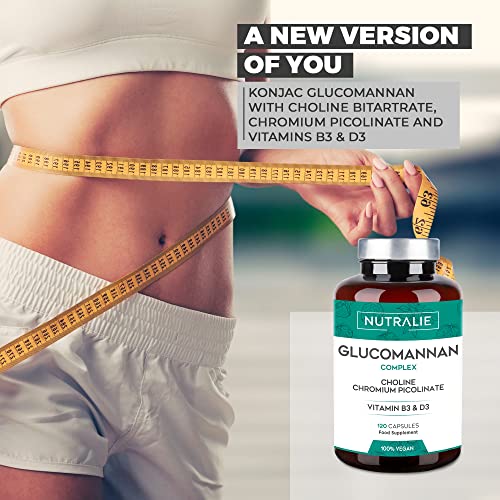 100% Natural Glucomannan Weight Loss Capsules | 120 Veggie