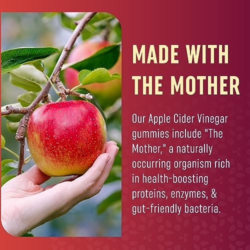 500MG Apple Cider Vinegar Gummies | Supports Weight Loss