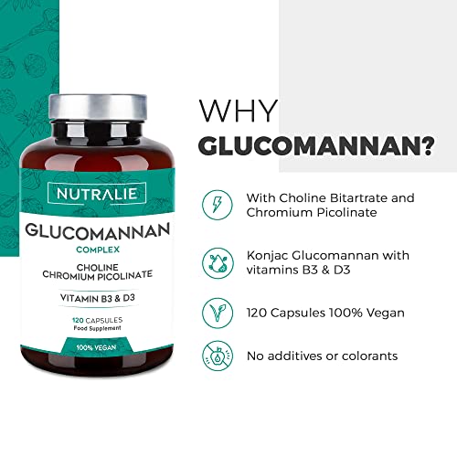 100% Natural Glucomannan Weight Loss Capsules | 120 Veggie