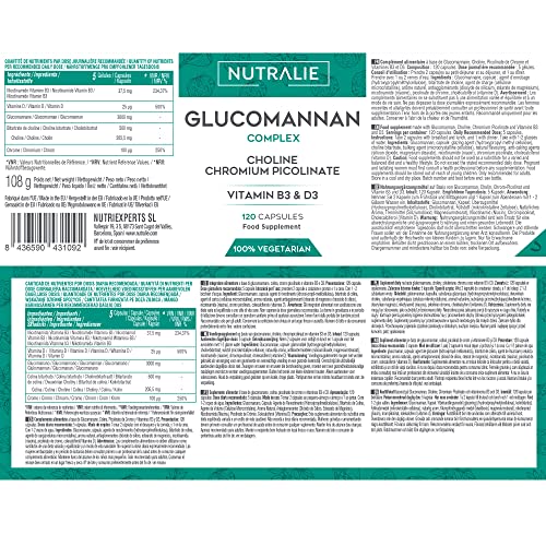 100% Natural Glucomannan Weight Loss Capsules | 120 Veggie