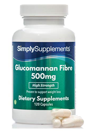 500mg Glucomannan Capsules | Popular Appetite Suppressant for Weight Loss