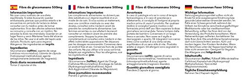 500mg Glucomannan Capsules | Popular Appetite Suppressant for Weight Loss