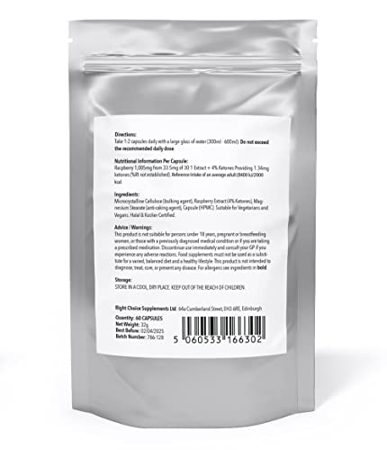 Powerful Raspberry Ketone: Effective Weight Loss Capsules