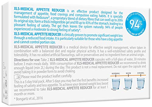 Efficient Weight Loss: XLS Medical Appetite Reducer - 30 Capsules